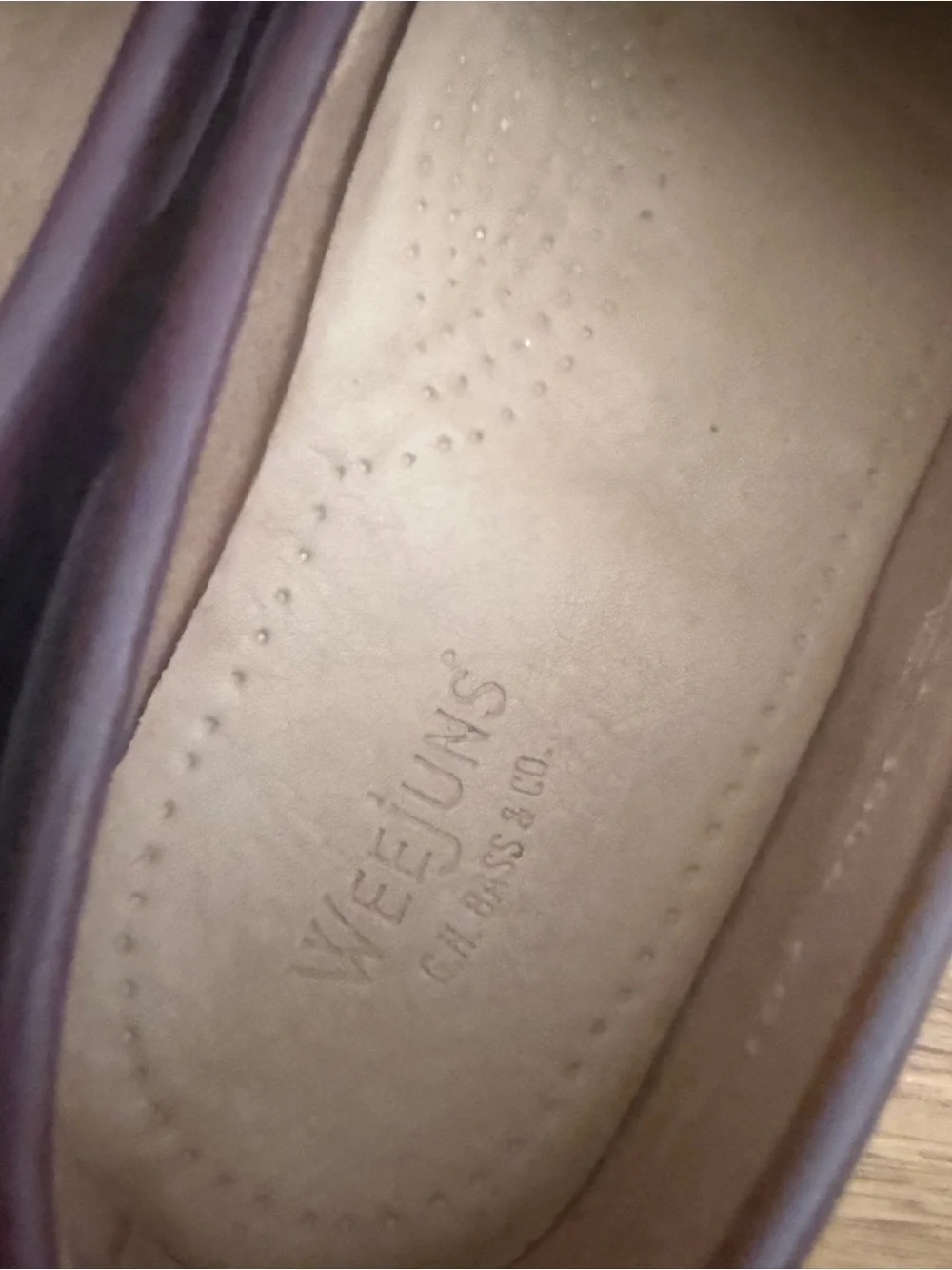 G.H. Bass & Co. polished leather